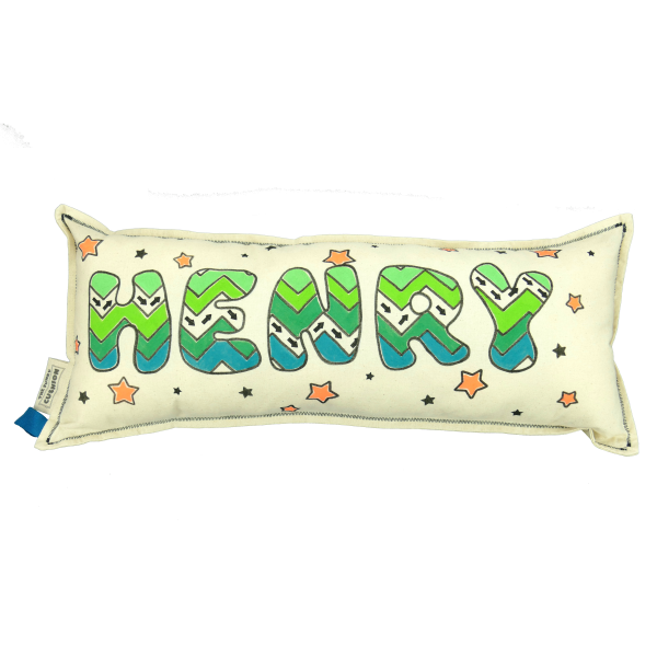 Henry, handmade cushion