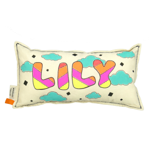 Lily, handmade cushion