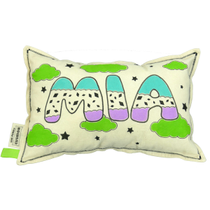 Mia, handmade cushion