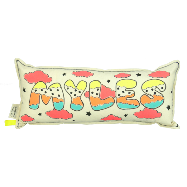 Myles, handmade cushion
